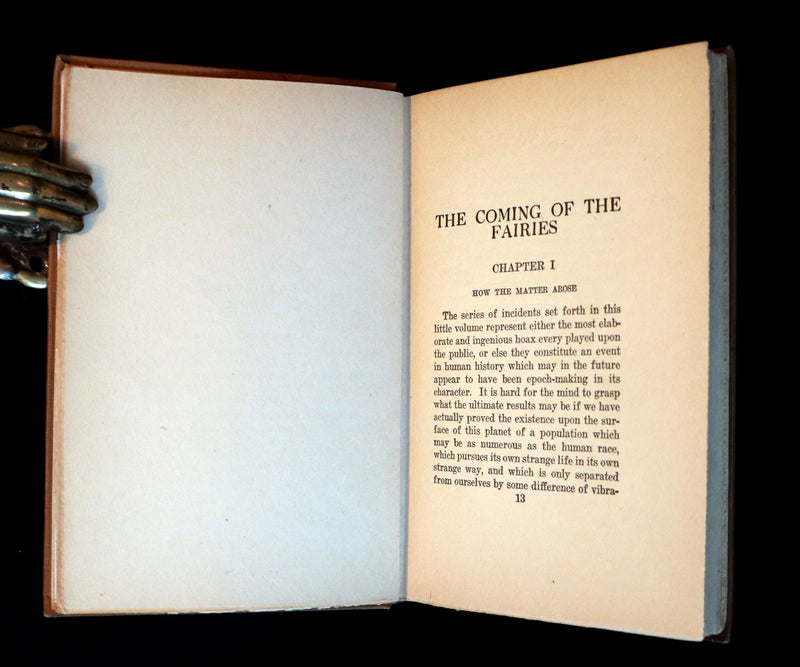 1922 Scarce First Edition on Cottingley FAIRIES - Arthur Conan DOYLE - The Coming of the Fairies.
