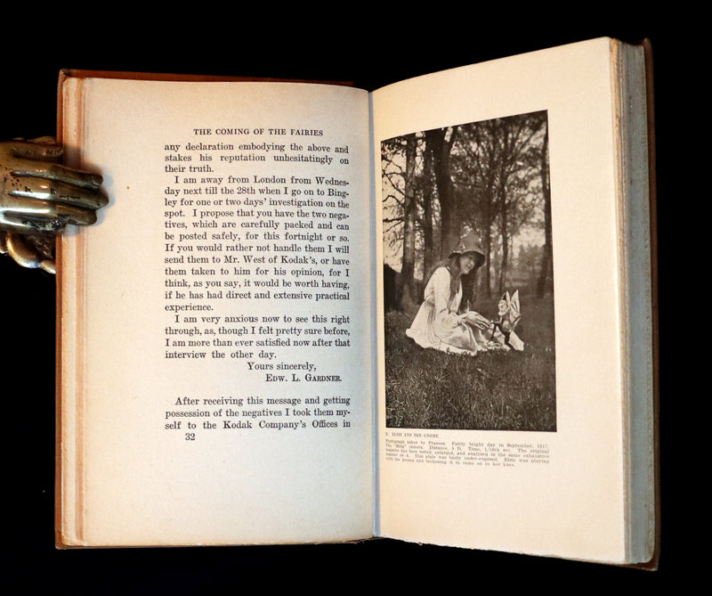 1922 Scarce First Edition on Cottingley FAIRIES - Arthur Conan DOYLE - The Coming of the Fairies.