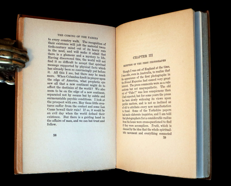 1922 Scarce First Edition on Cottingley FAIRIES - Arthur Conan DOYLE - The Coming of the Fairies.