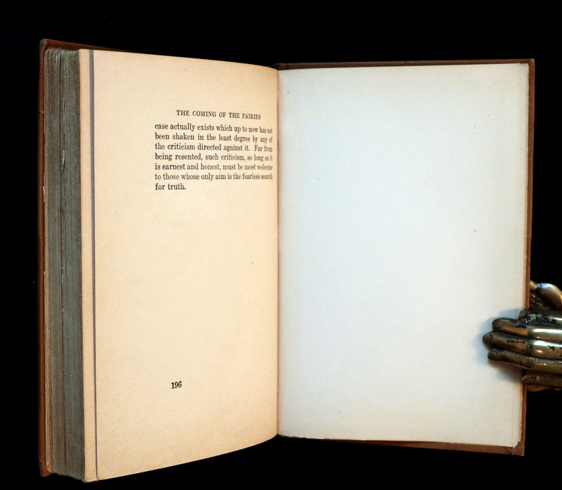 1922 Scarce First Edition on Cottingley FAIRIES - Arthur Conan DOYLE - The Coming of the Fairies.