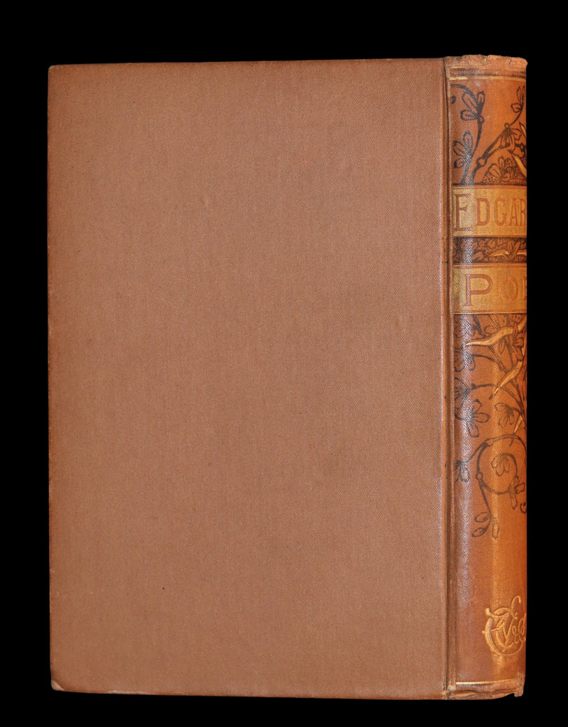1882 Rare Book - Poems by Edgar Allan POE with Memoir (The Raven, Lenore, Ulalume, ...).