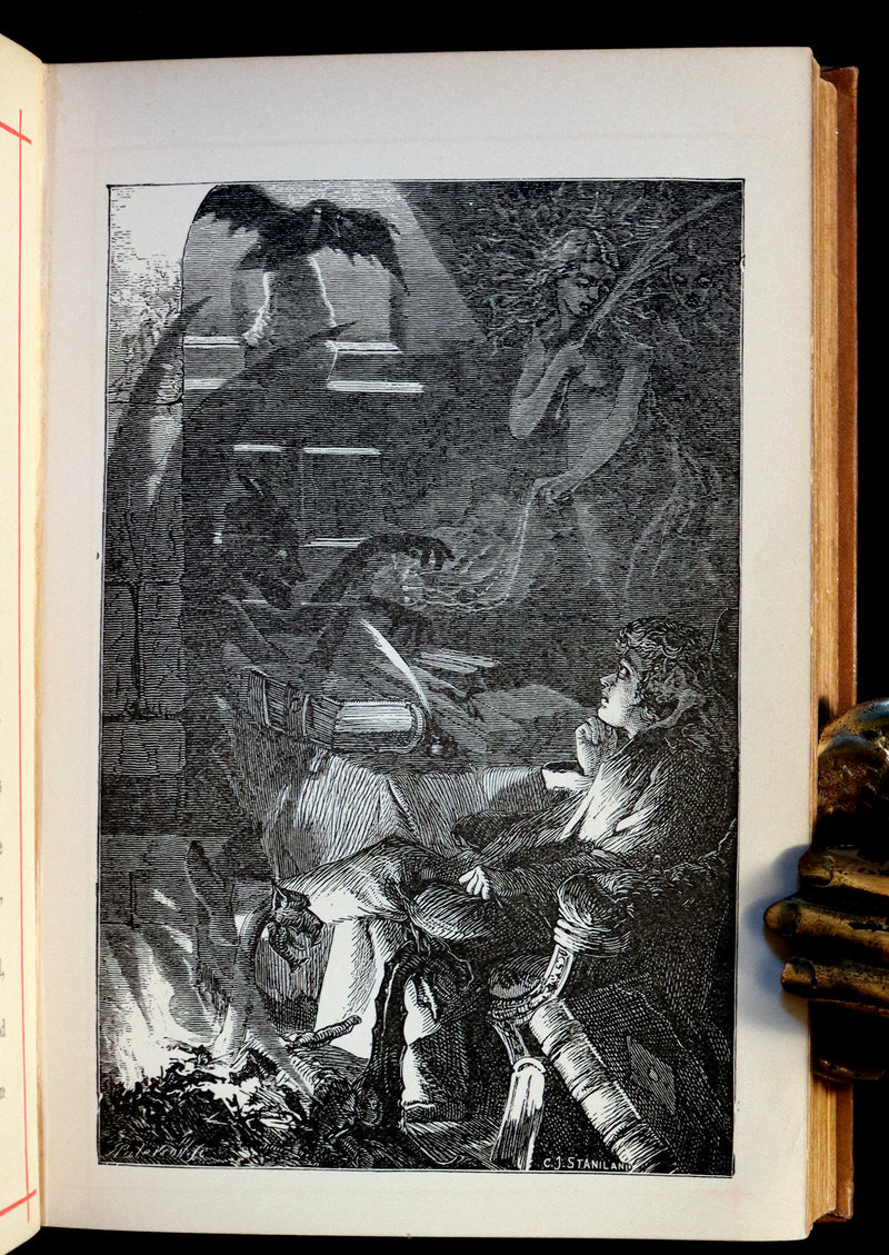 1882 Rare Book - Poems by Edgar Allan POE with Memoir (The Raven, Lenore, Ulalume, ...).