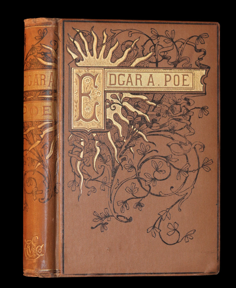 1882 Rare Book - Poems by Edgar Allan POE with Memoir (The Raven, Lenore, Ulalume, ...).