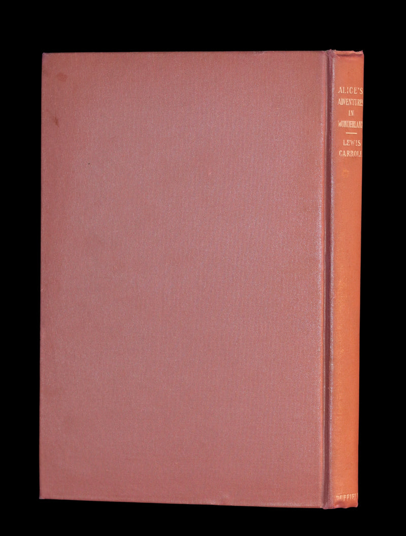 1908 Scarce Book - Alice's Adventures in Wonderland beautifully Illustrated by Amy Millicent Sowerby. 1st US Edition.
