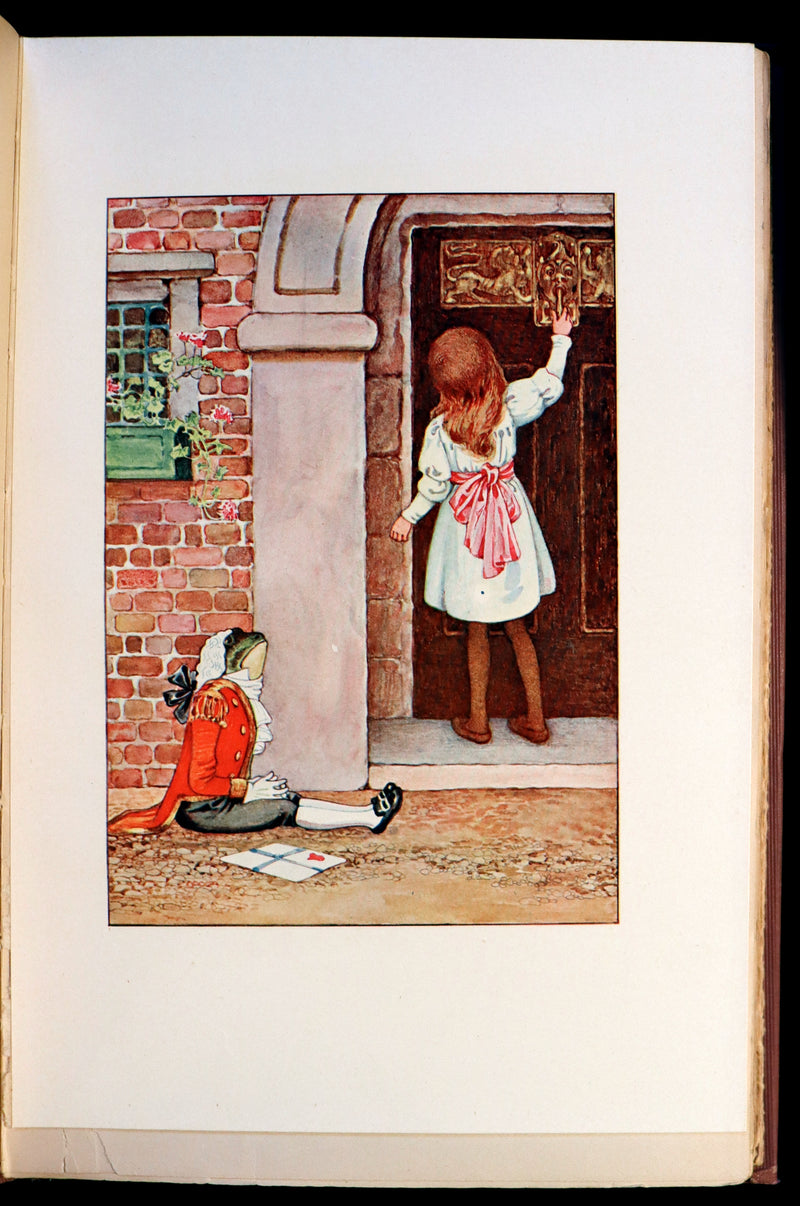 1908 Scarce Book - Alice's Adventures in Wonderland beautifully Illustrated by Amy Millicent Sowerby. 1st US Edition.