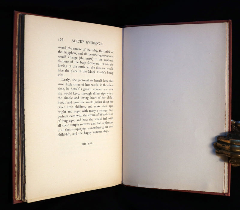 1908 Scarce Book - Alice's Adventures in Wonderland beautifully Illustrated by Amy Millicent Sowerby. 1st US Edition.