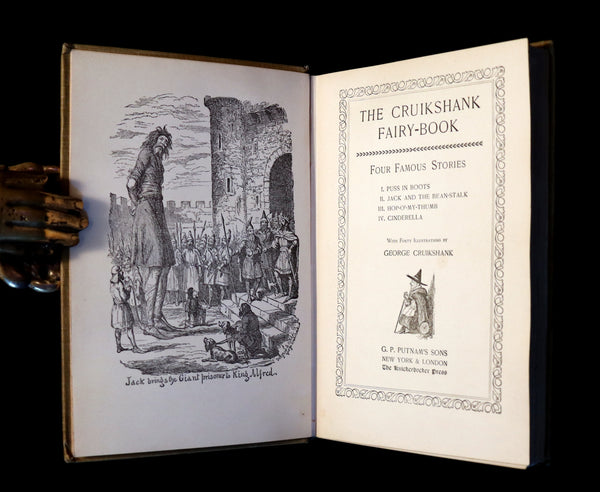 1900 Scarce Book - The CRUIKSHANK FAIRY BOOK - Four Famous Stories Illustrated.