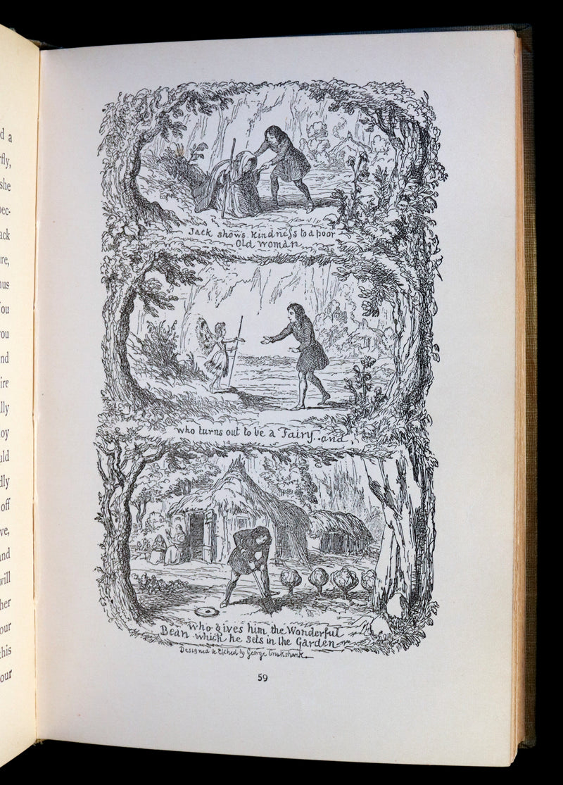 1900 Scarce Book - The CRUIKSHANK FAIRY BOOK - Four Famous Stories Illustrated.