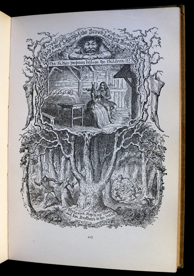 1900 Scarce Book - The CRUIKSHANK FAIRY BOOK - Four Famous Stories Illustrated.