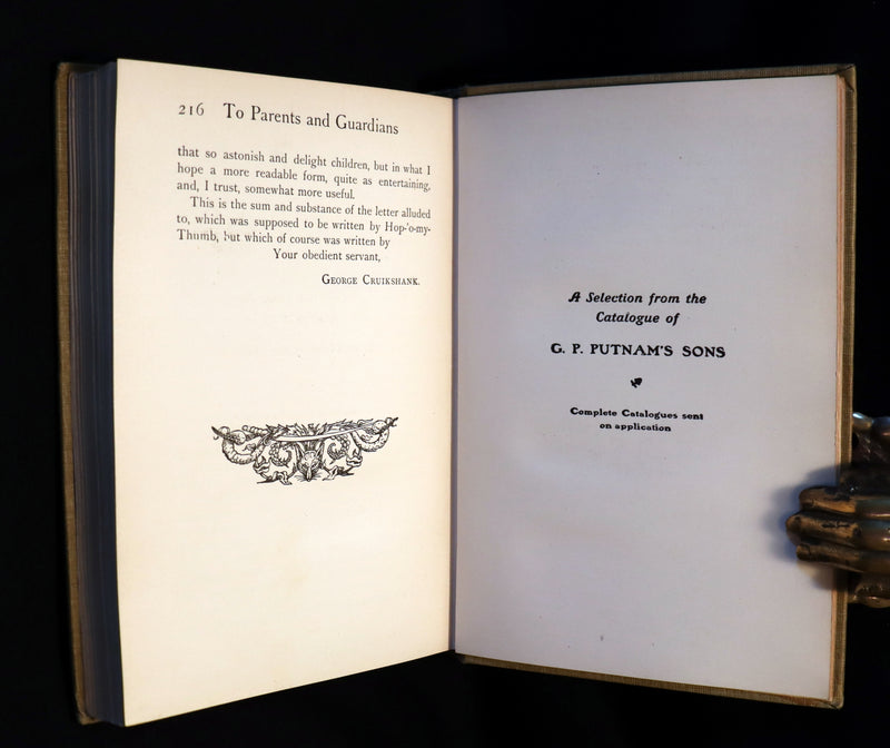 1900 Scarce Book - The CRUIKSHANK FAIRY BOOK - Four Famous Stories Illustrated.