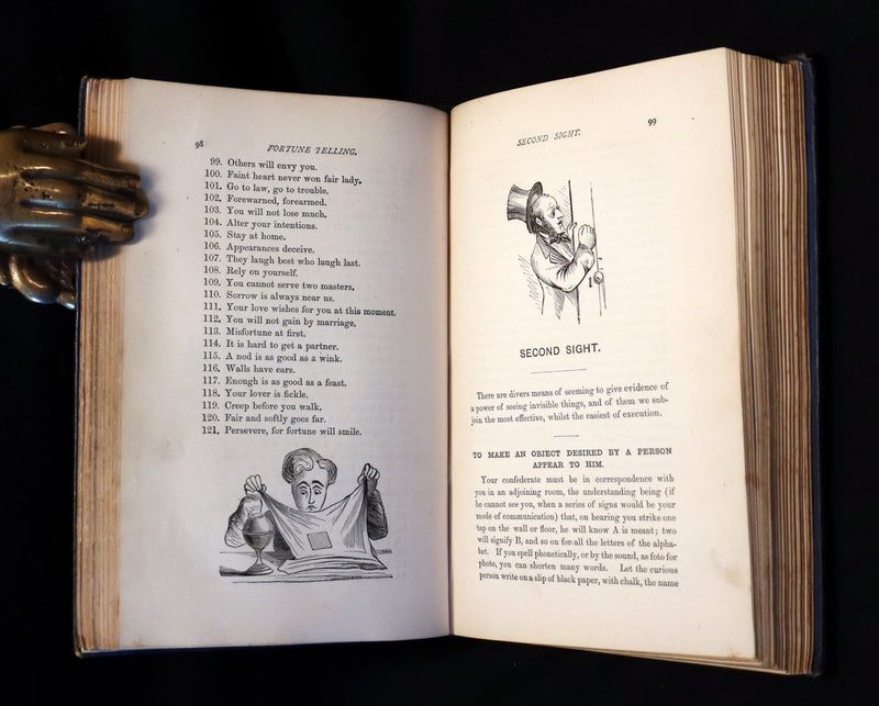 1872 Scarce Book - The Magician's Own Book - Legerdemain, Prestidigitation, Performances with Cups and Balls, Eggs, Hats.