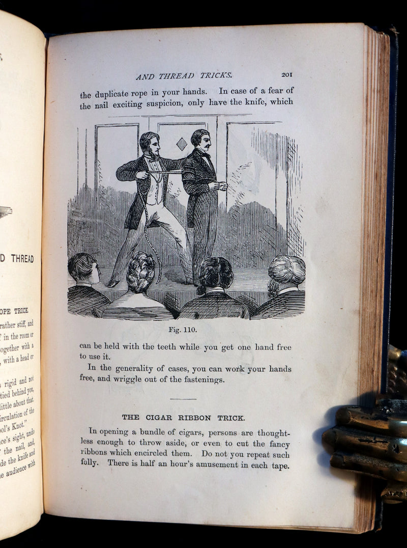 1872 Scarce Book - The Magician's Own Book - Legerdemain, Prestidigitation, Performances with Cups and Balls, Eggs, Hats.