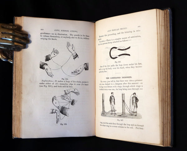1872 Scarce Book - The Magician's Own Book - Legerdemain, Prestidigitation, Performances with Cups and Balls, Eggs, Hats.