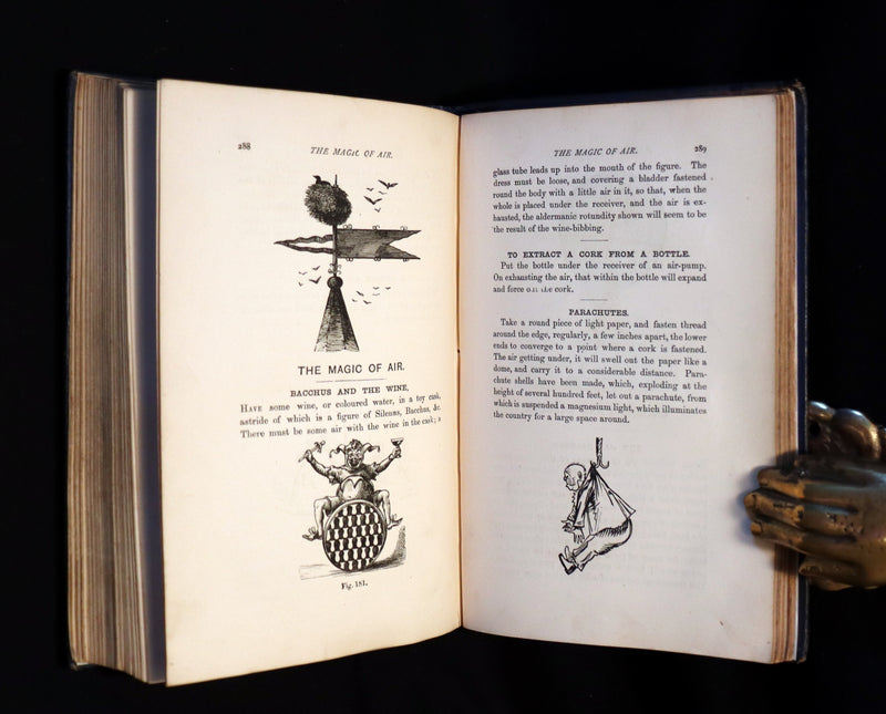 1872 Scarce Book - The Magician's Own Book - Legerdemain, Prestidigitation, Performances with Cups and Balls, Eggs, Hats.