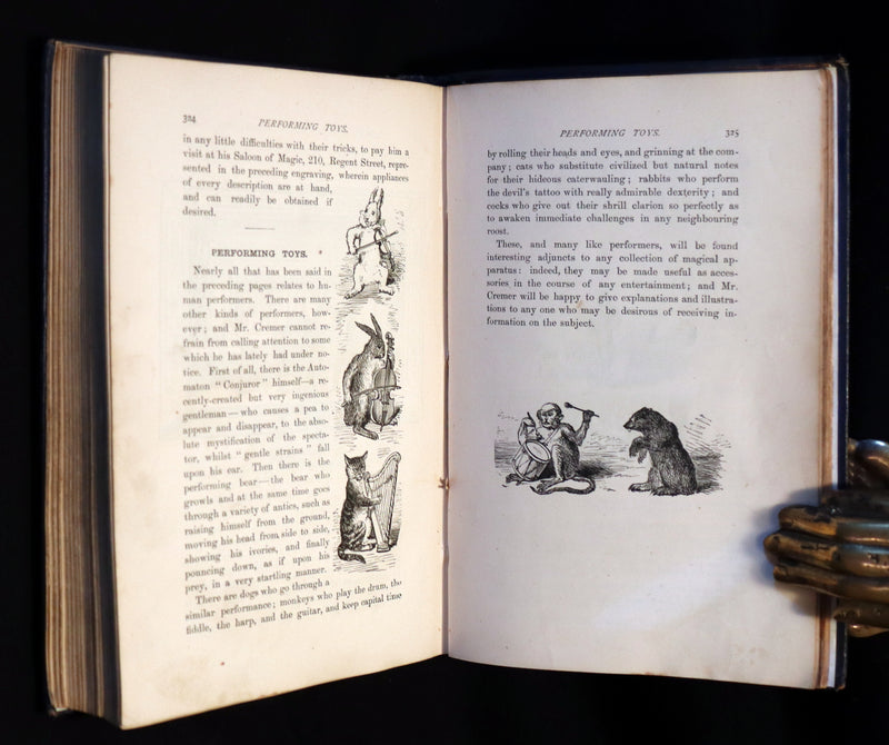 1872 Scarce Book - The Magician's Own Book - Legerdemain, Prestidigitation, Performances with Cups and Balls, Eggs, Hats.