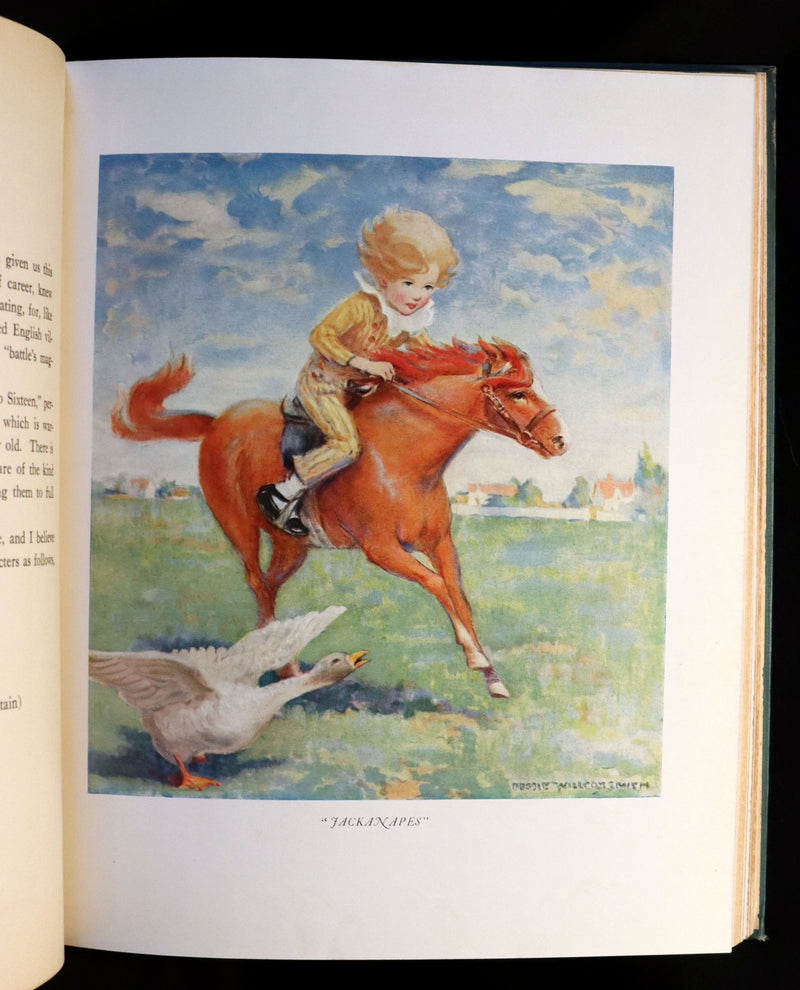 1923 Rare Book - Boys and Girls of BOOKLAND illustrated by Jessie Willcox Smith. 1st Edition.