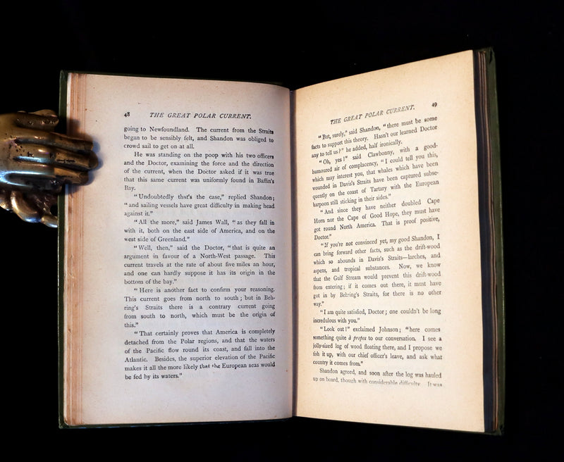 1899 Scarce Edition - JULES VERNE - The English at the North Pole.