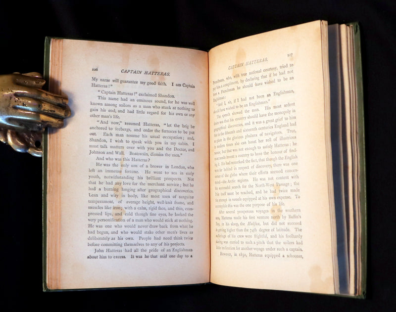 1899 Scarce Edition - JULES VERNE - The English at the North Pole.