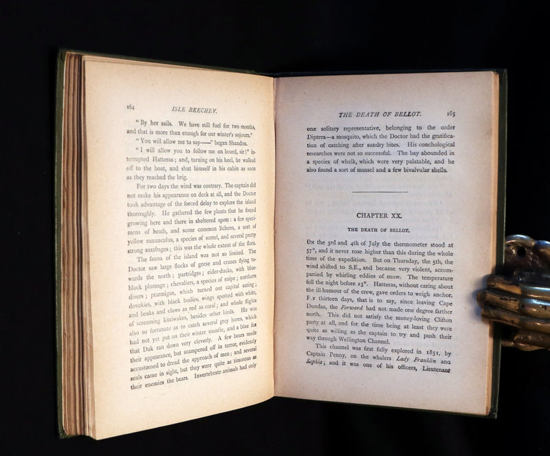 1899 Scarce Edition - JULES VERNE - The English at the North Pole.