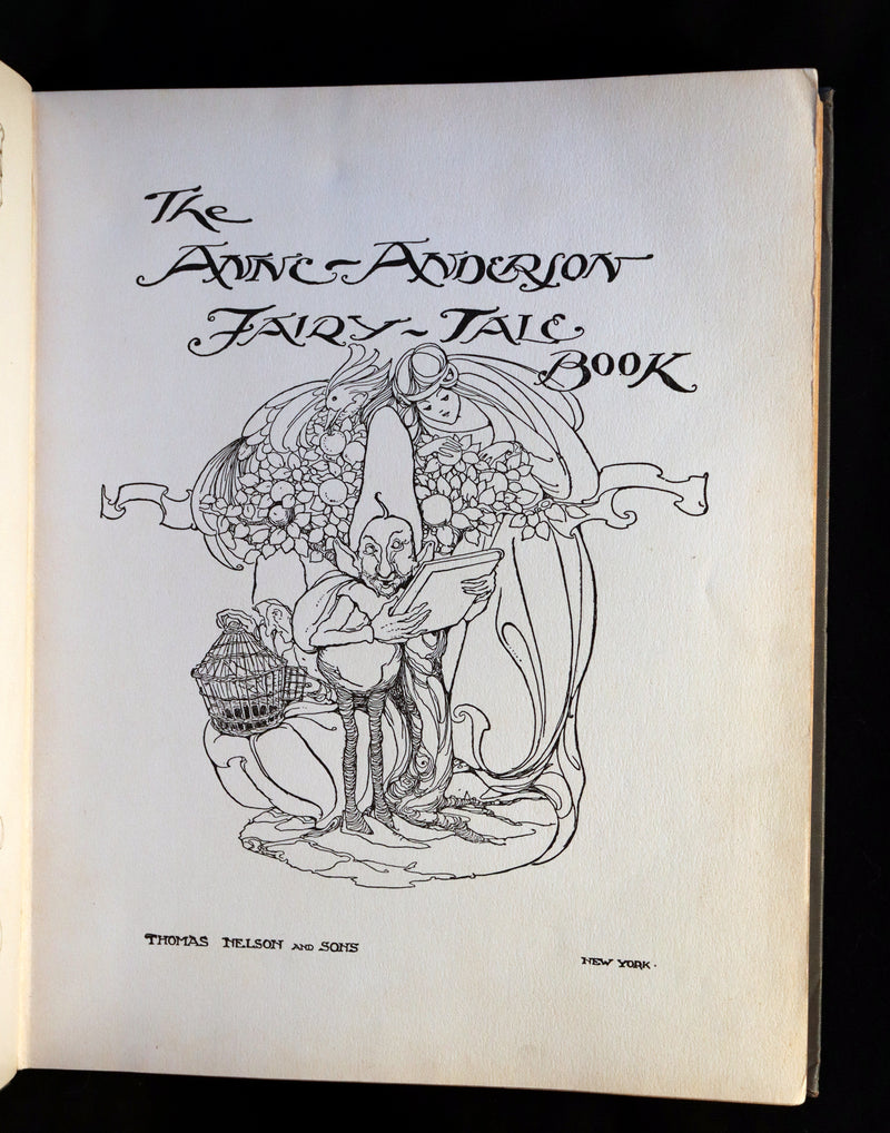 1923 Rare Book - The Anne Anderson Fairy-Tale Book illustrated. First Edition.