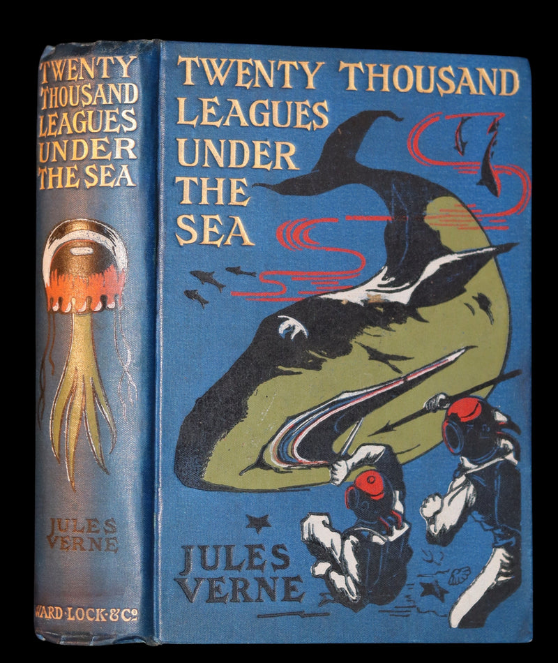1905 Rare Book - Twenty Thousand Leagues Under the Sea by Jules Verne.