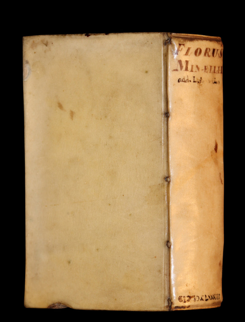 1683 Rare Latin Vellum Book - ROMAN HISTORY - Rerum Romanarum by Lucius Annaeus Florus.