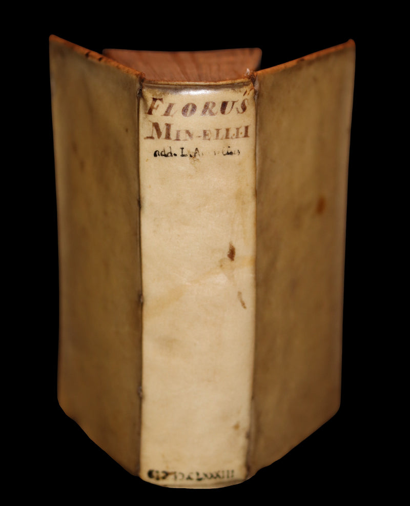 1683 Rare Latin Vellum Book - ROMAN HISTORY - Rerum Romanarum by Lucius Annaeus Florus.