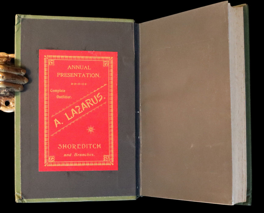 1905 Rare Book - Twenty Thousand Leagues Under the Sea by Jules Verne. Green variant.