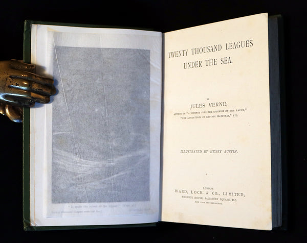 1905 Rare Book - Twenty Thousand Leagues Under the Sea by Jules Verne ...