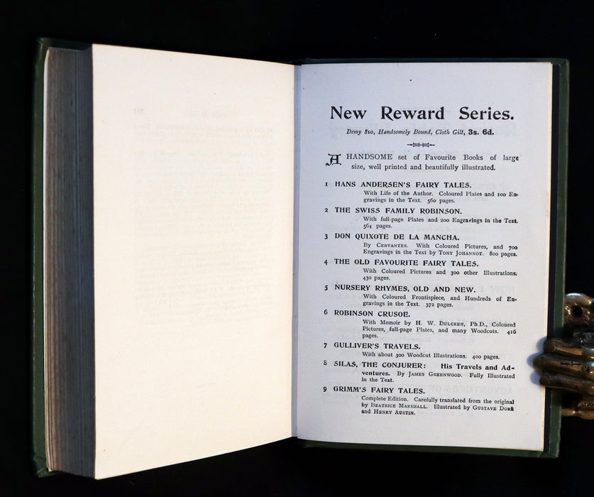 1905 Rare Book - Twenty Thousand Leagues Under the Sea by Jules Verne. Green variant.