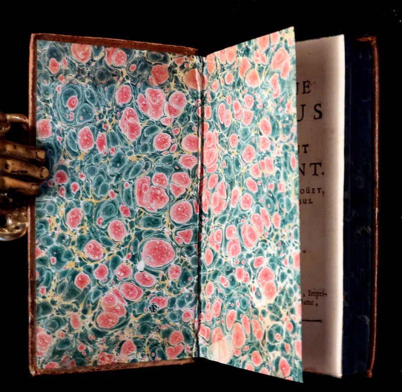 1700 Scarce French Book - The mystical life of Jesus in the Blessed Sacrament by Jacques Nouet.