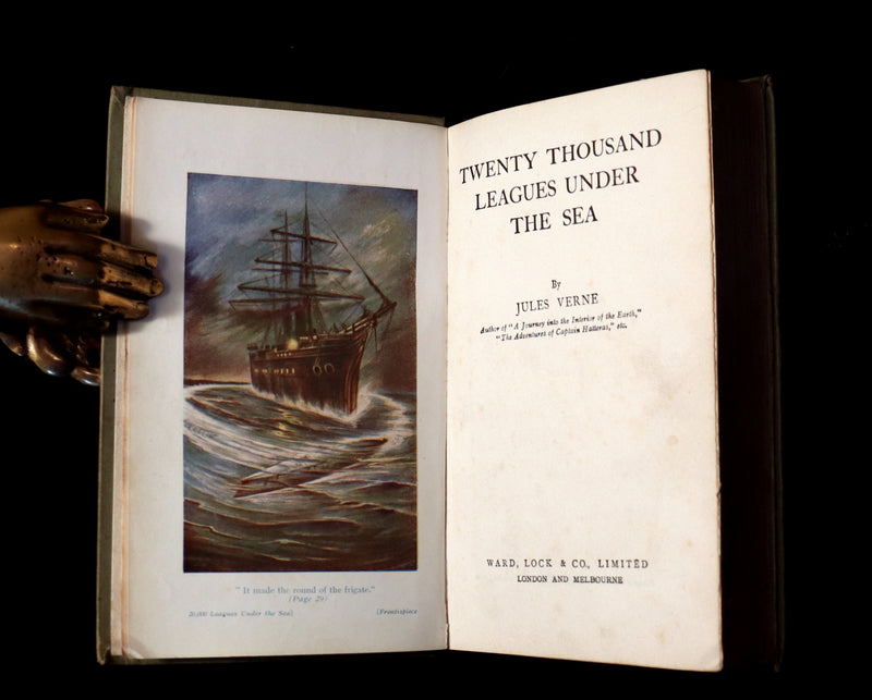 1920 Scarce Edition - Twenty Thousand Leagues Under the Sea by Jules Verne.