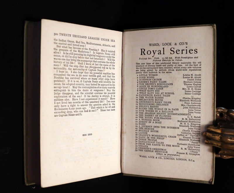 1920 Scarce Edition - Twenty Thousand Leagues Under the Sea by Jules Verne.