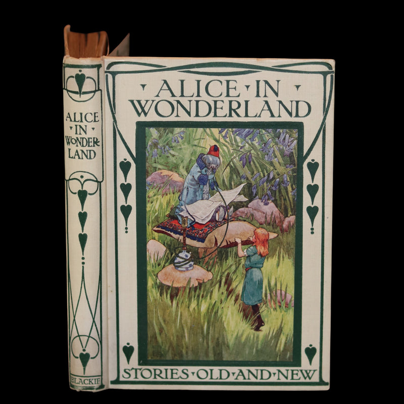 1920 Rare Book - Alice's Adventures in Wonderland Illustrated in color by Frank Adams.