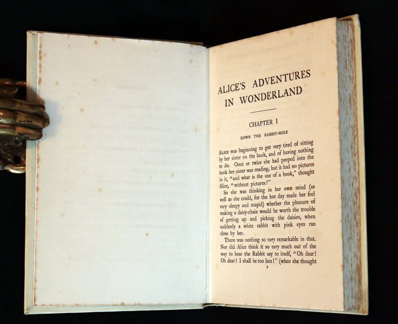 1920 Rare Book - Alice's Adventures in Wonderland Illustrated in color by Frank Adams.