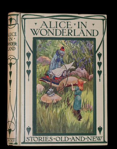 1920 Rare Book - Alice's Adventures in Wonderland Illustrated in color by Frank Adams.