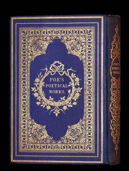 1852 Rare Illustrated Book - The Poetical Works of EDGAR ALLAN POE with a notice of his Life and Genius.