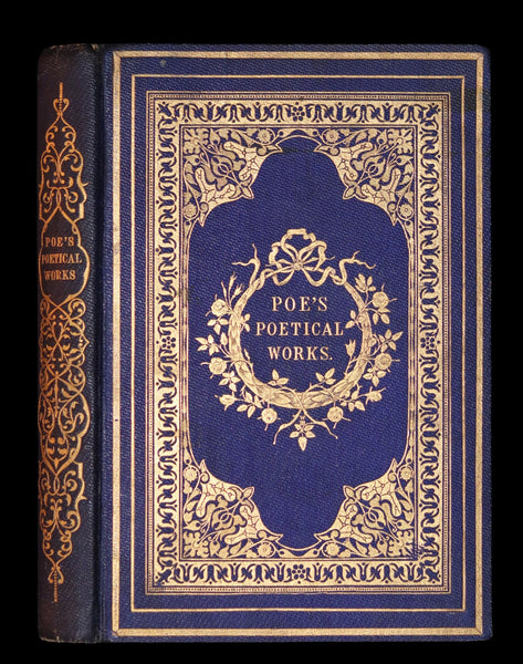 1852 Rare Illustrated Book - The Poetical Works of EDGAR ALLAN POE with a notice of his Life and Genius.