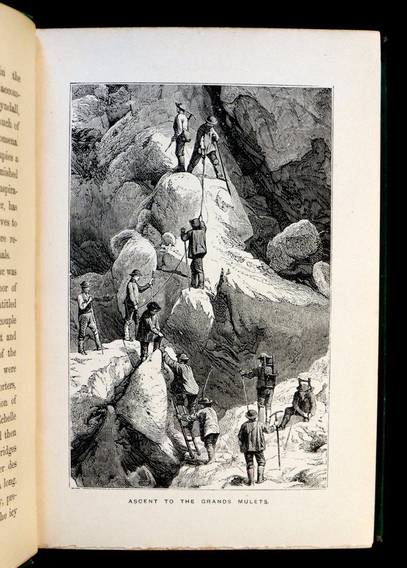 1881 Scarce Victorian Book - Alpine Climbing - Narratives of Recent Ascents of Summits of the Alps. Copy of British mountaineer Frederick Gardiner.