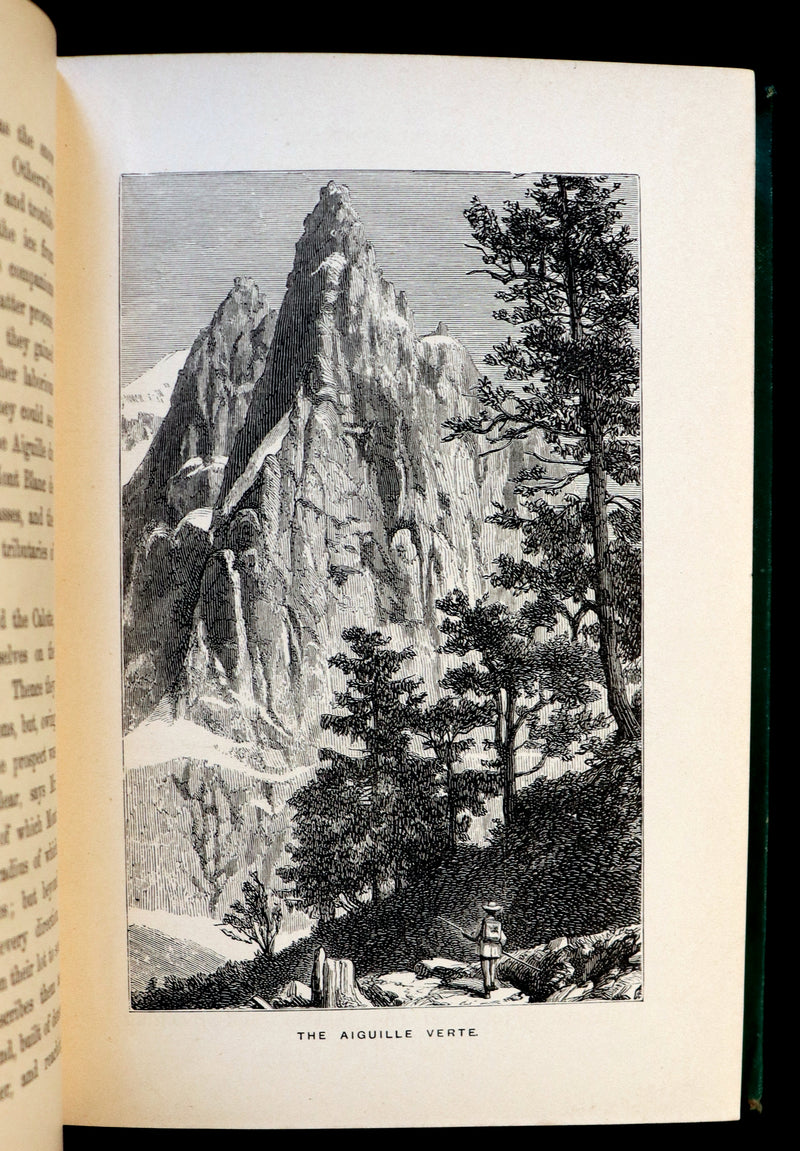 1881 Scarce Victorian Book - Alpine Climbing - Narratives of Recent Ascents of Summits of the Alps. Copy of British mountaineer Frederick Gardiner.