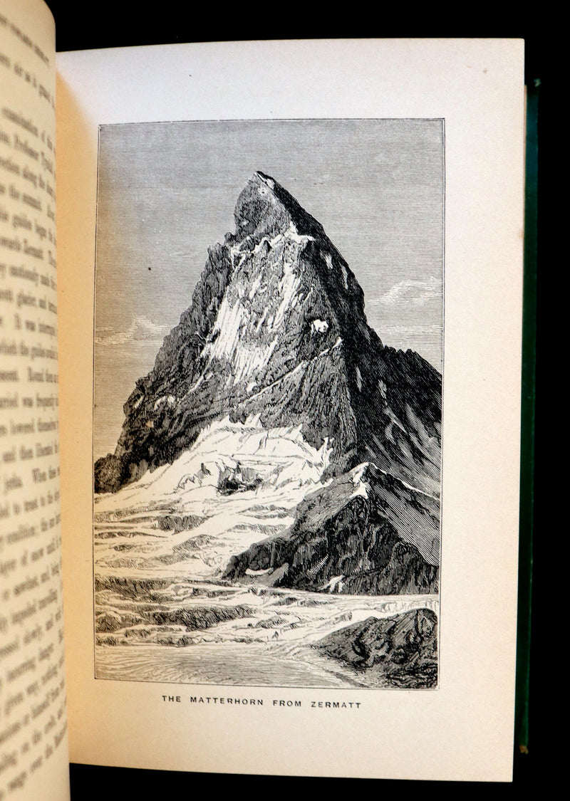 1881 Scarce Victorian Book - Alpine Climbing - Narratives of Recent Ascents of Summits of the Alps. Copy of British mountaineer Frederick Gardiner.
