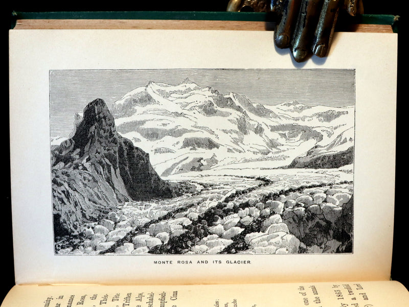 1881 Scarce Victorian Book - Alpine Climbing - Narratives of Recent Ascents of Summits of the Alps. Copy of British mountaineer Frederick Gardiner.