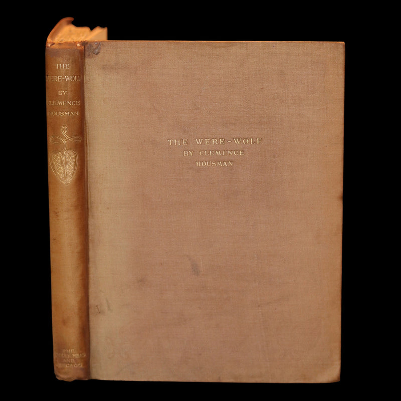 1896 Rare First Edition Book on Werewolves - THE WERE-WOLF by Clemence Housman.