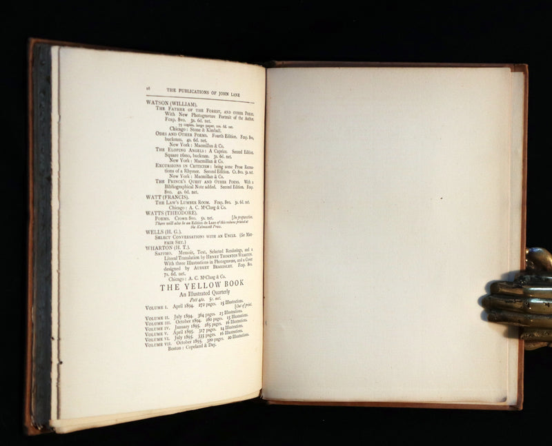 1896 Rare First Edition Book on Werewolves - THE WERE-WOLF by Clemence Housman.