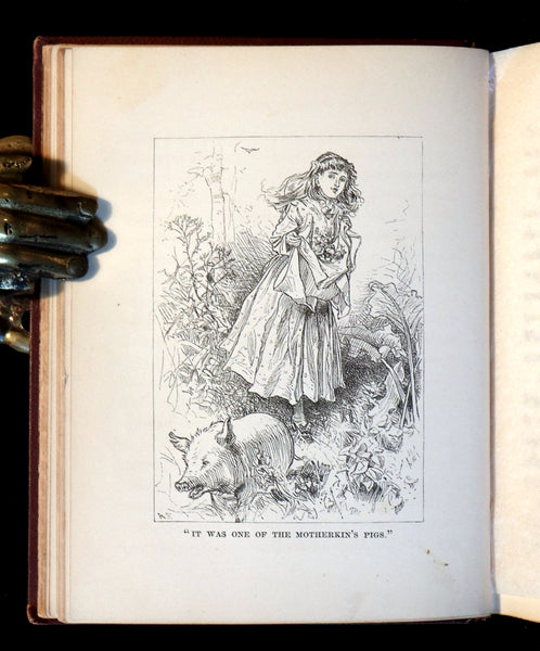 1880 Scarce Victorian Book - The Princess Idleways Fairy Story by Mrs. Hays. Illustrated.