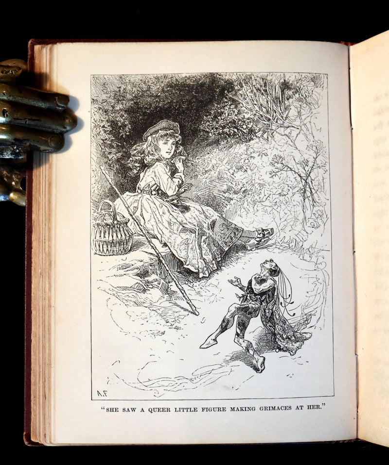 1880 Scarce Victorian Book - The Princess Idleways Fairy Story by Mrs. Hays. Illustrated.