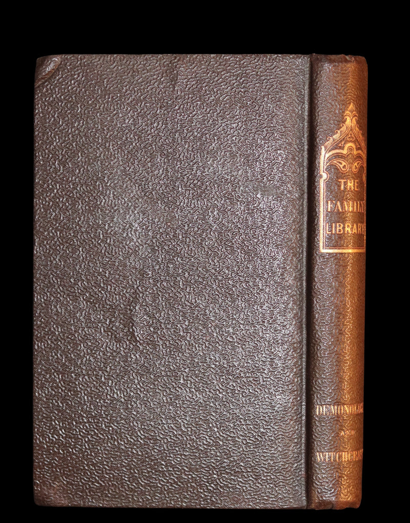 1855 Rare Book - Letters on Demonology and Witchcraft - WITCHES & FAIRIES by Walter Scott.