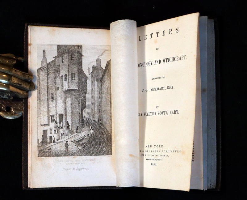 1855 Rare Book - Letters on Demonology and Witchcraft - WITCHES & FAIRIES by Walter Scott.