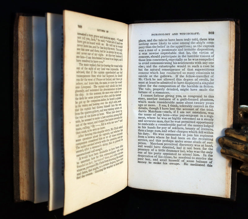 1855 Rare Book - Letters on Demonology and Witchcraft - WITCHES & FAIRIES by Walter Scott.