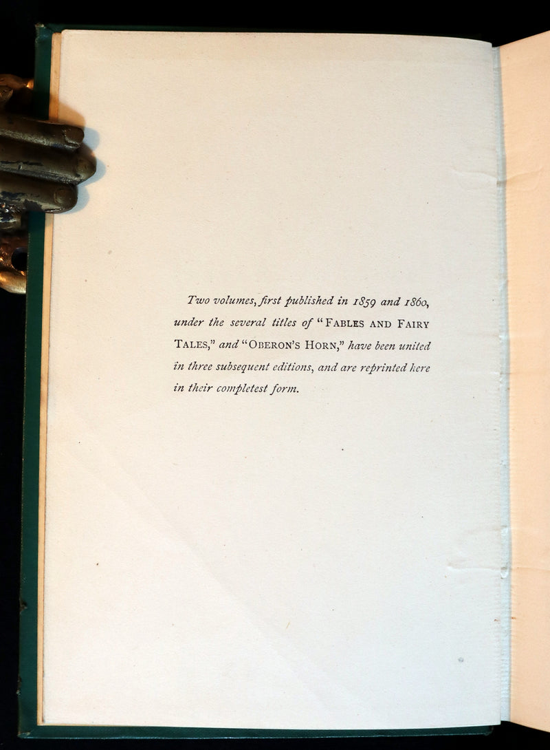 1893 Scarce Victorian Book - Henry Morley's FAIRY TALES illustrated by Charles H. Bennett.